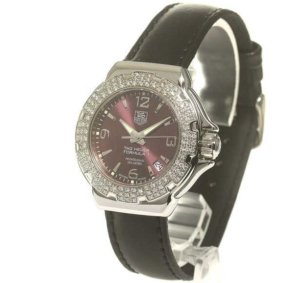 TAG HEUER Formula 1 WAC1219-0 diamond bezel date Quartz Ladies Watch_862440 - Picture 8 of 11